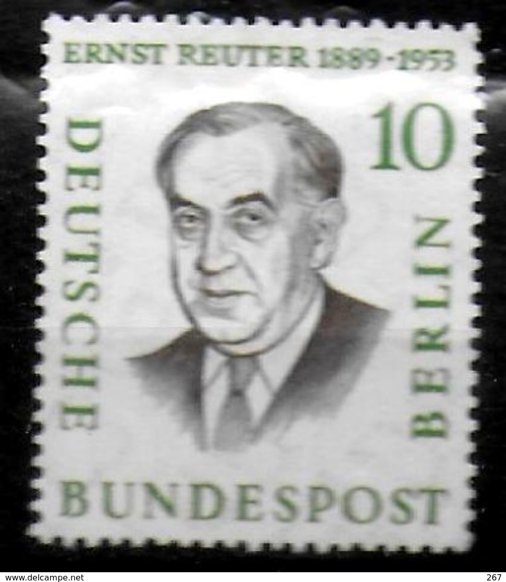 ALLEMAGNE  BERLIN   N°  146 * *  Ernst Reuter Maire De Berlin - Autres & Non Classés