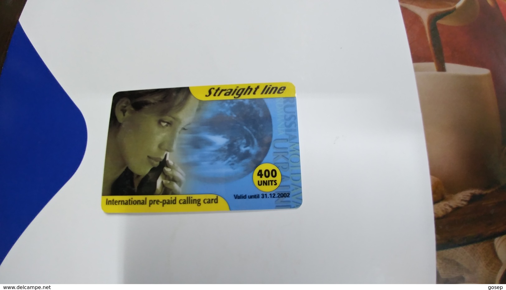 Israel-straight Line-international Prepiad Card Plastic-(400units)-(31.12.2002)-mint+1card Prepiad Free - Israel