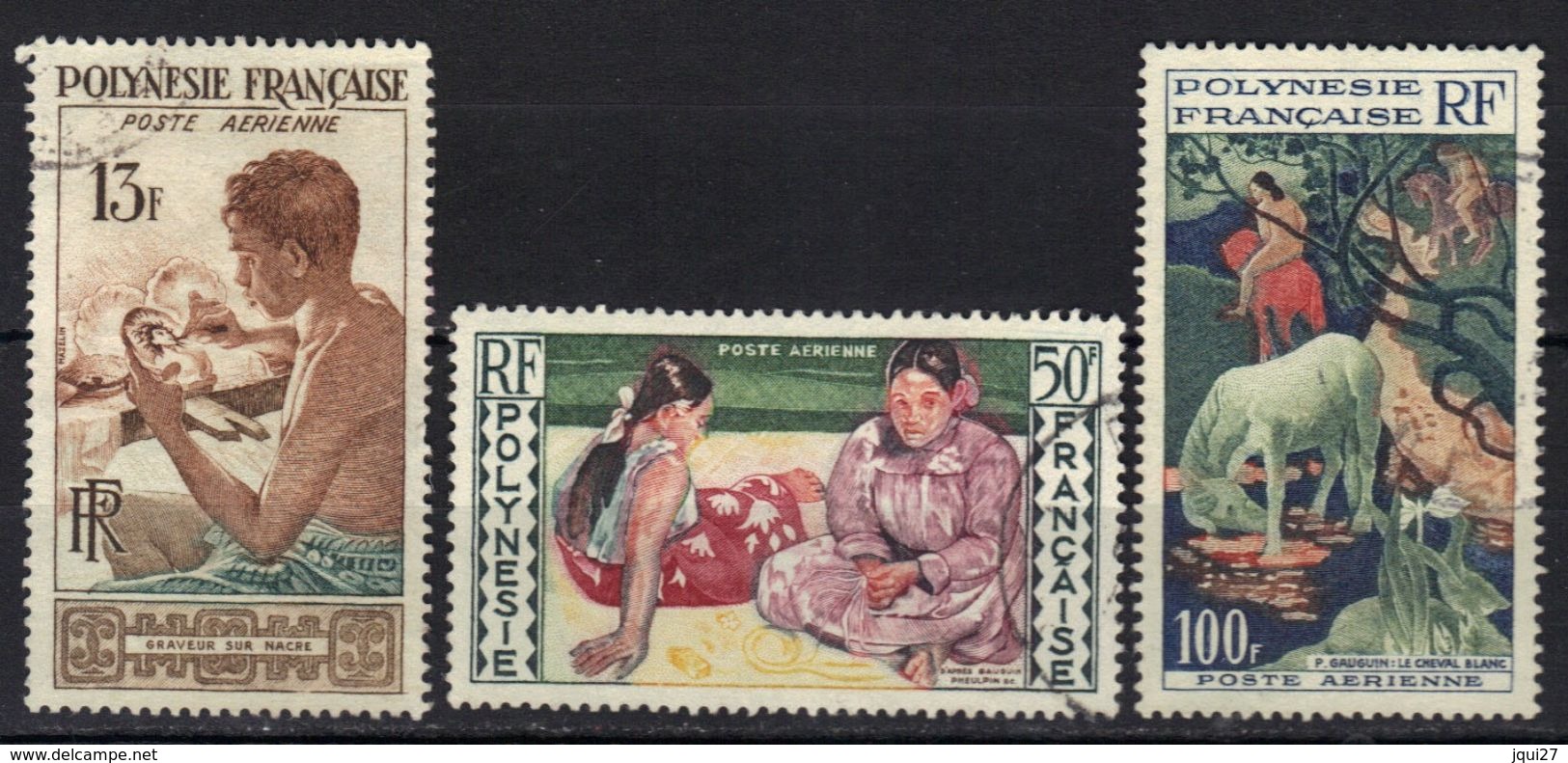 Polynésie Poste Aérienne N° 1, 2, 3 - Used Stamps