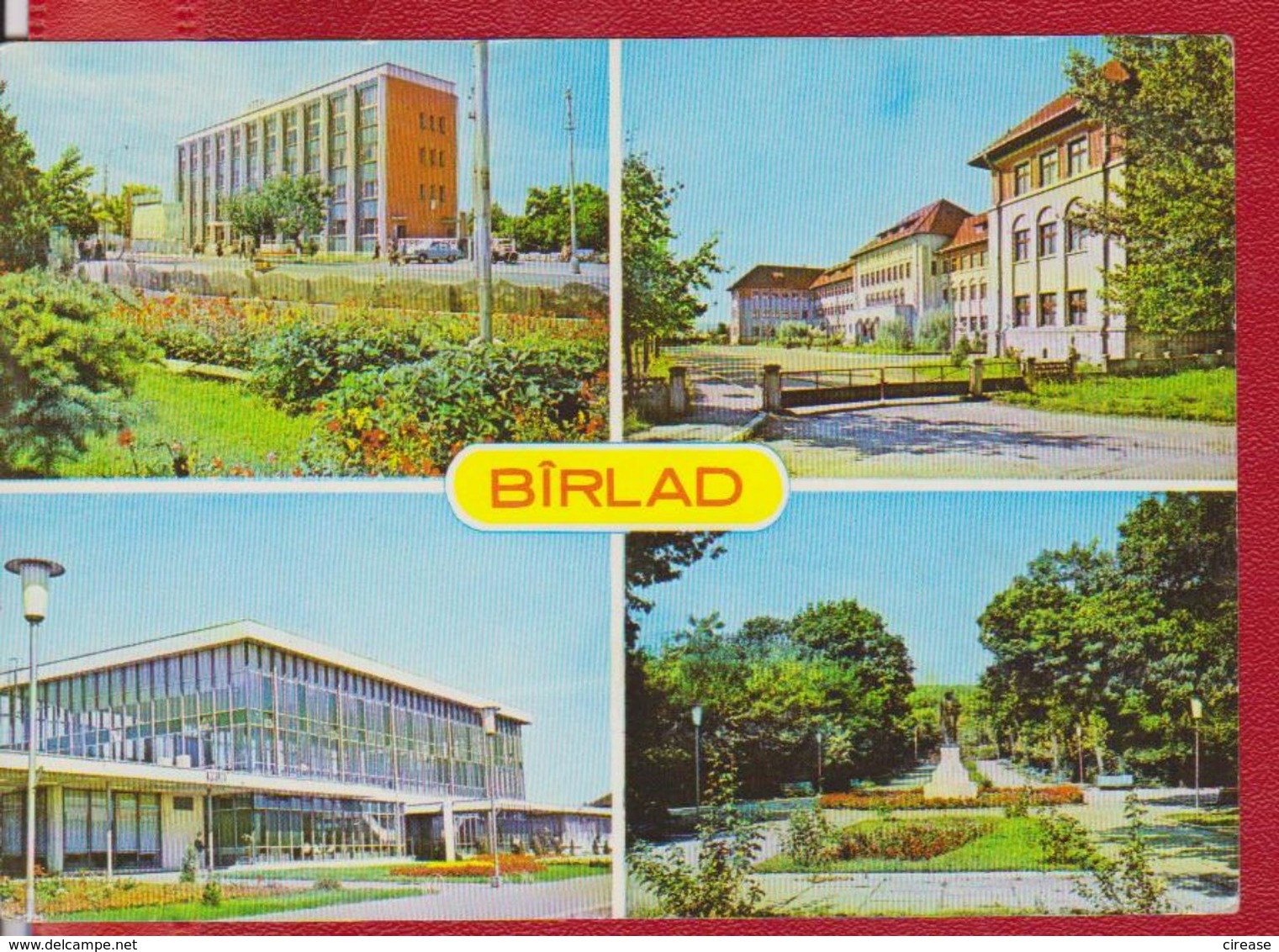 BIRLAD STATION RAILWAY ROMANIA POSTCARD POSTAL STATIONERY 1973 - Trains