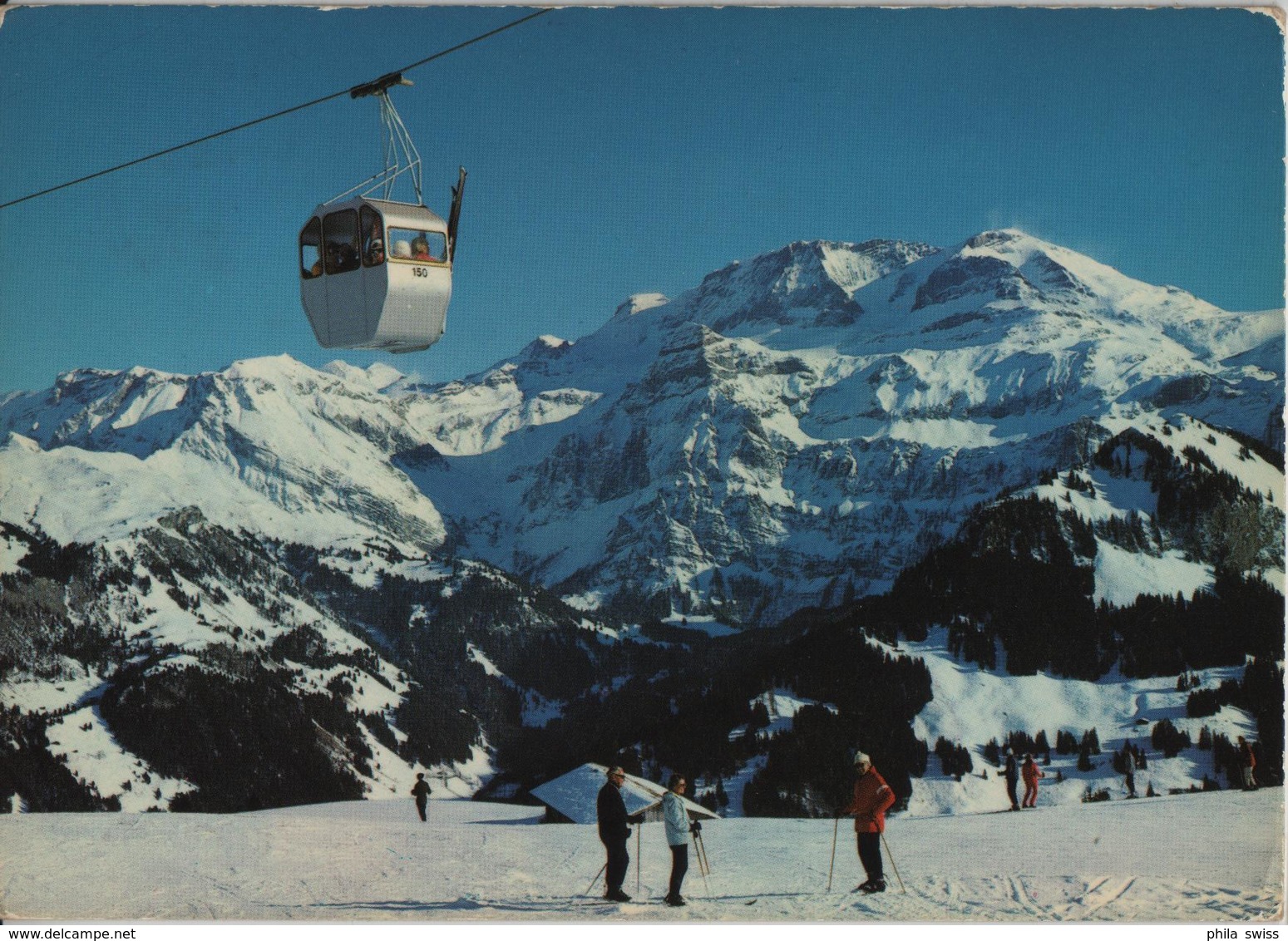 Lenk - Gondelbahn Lenk-Betelberg-Leiterli Im Winter En Hiver Skifahrer - Photo: Zwahlen - Lenk Im Simmental