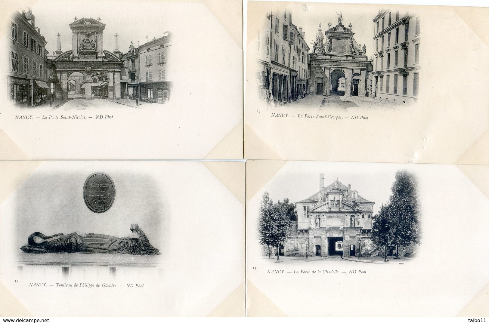 54 - Nancy - Lot De 12 Cartes  - Cartes Nuages - Nancy