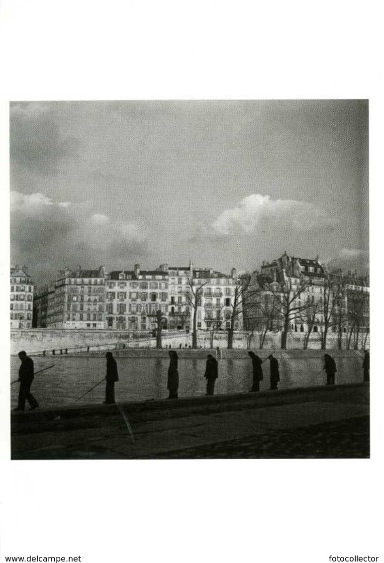 Paris : Pêcheurs Sur Les Bords De Seine Par Doisneau (1950) - Doisneau