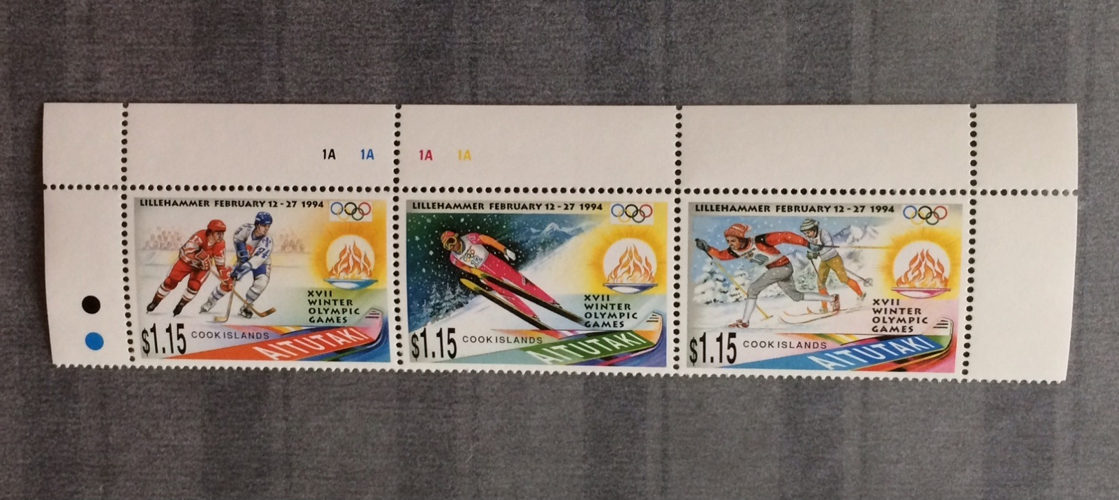 Aitutaki 1994 Olympic Games Lillehammer Norway MNH** Low Start! - Aitutaki