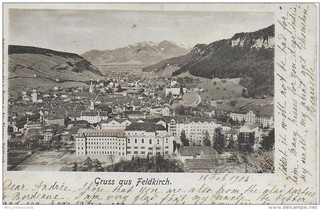 AK 0847  Gruss Aus Feldkirch - Verlag Vinzenz Um 1904 - Feldkirch