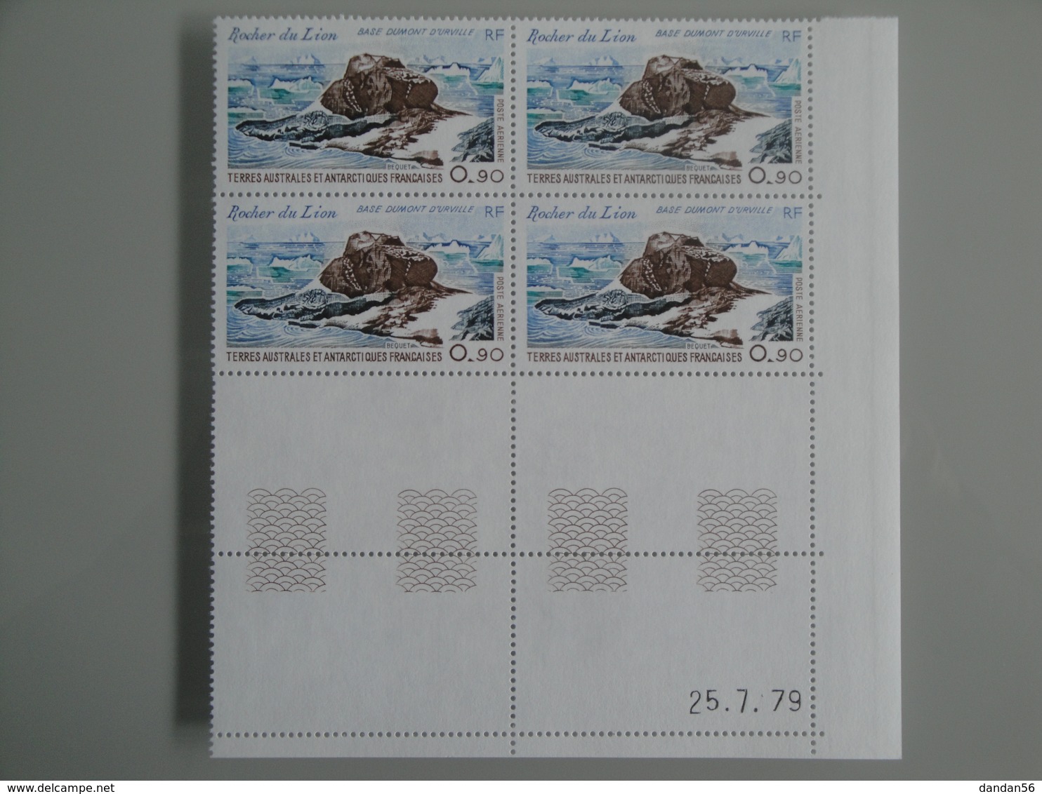 1979 TAAF SFAT Yv  PA 57 X 4   **  Rocher Du Lion Scott C 57  Michel 145 SG 144 - Poste Aérienne