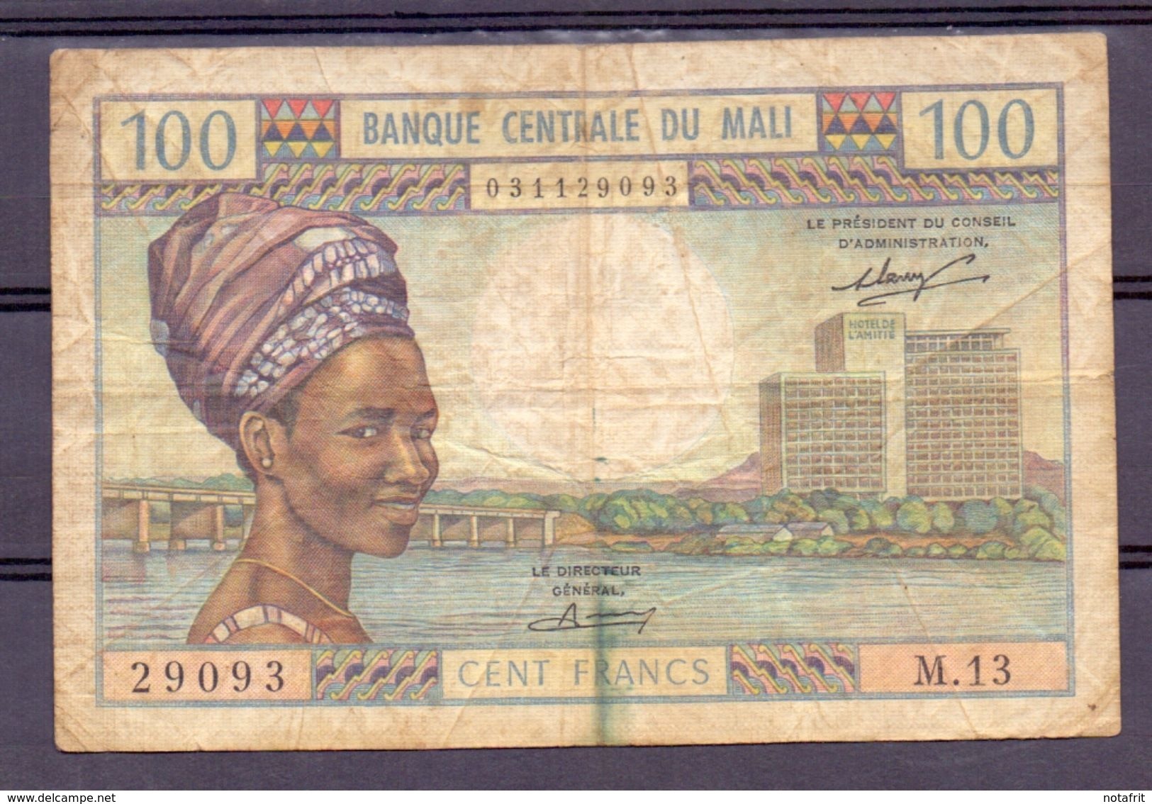 Mali  Ex AOF 100 Fr - Other - Africa