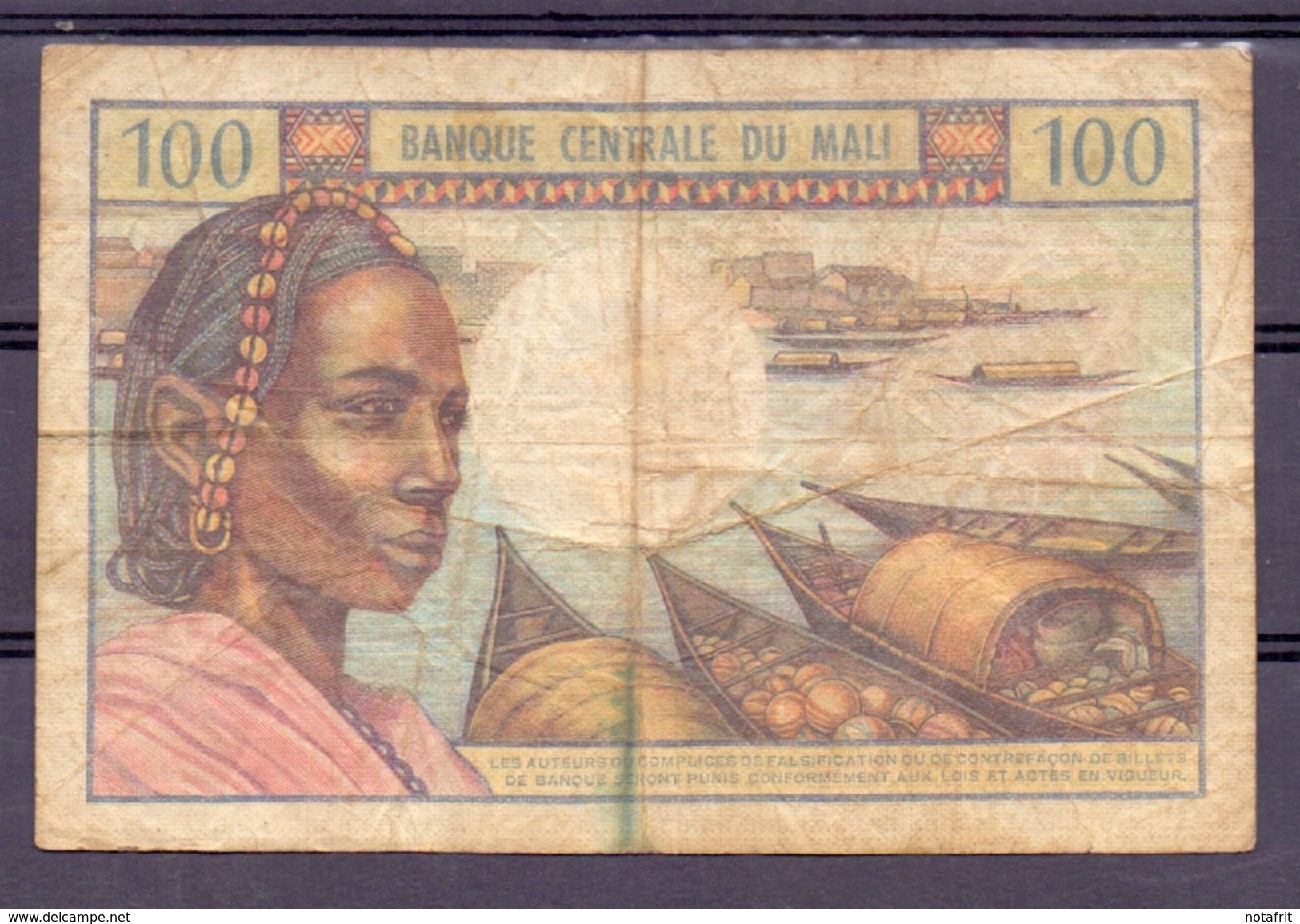 Mali  Ex AOF 100 Fr - Other - Africa