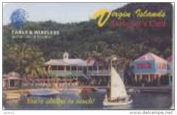 BVI : P7 No Value Traveller's Card 04/03/97 MINT - Virgin Islands