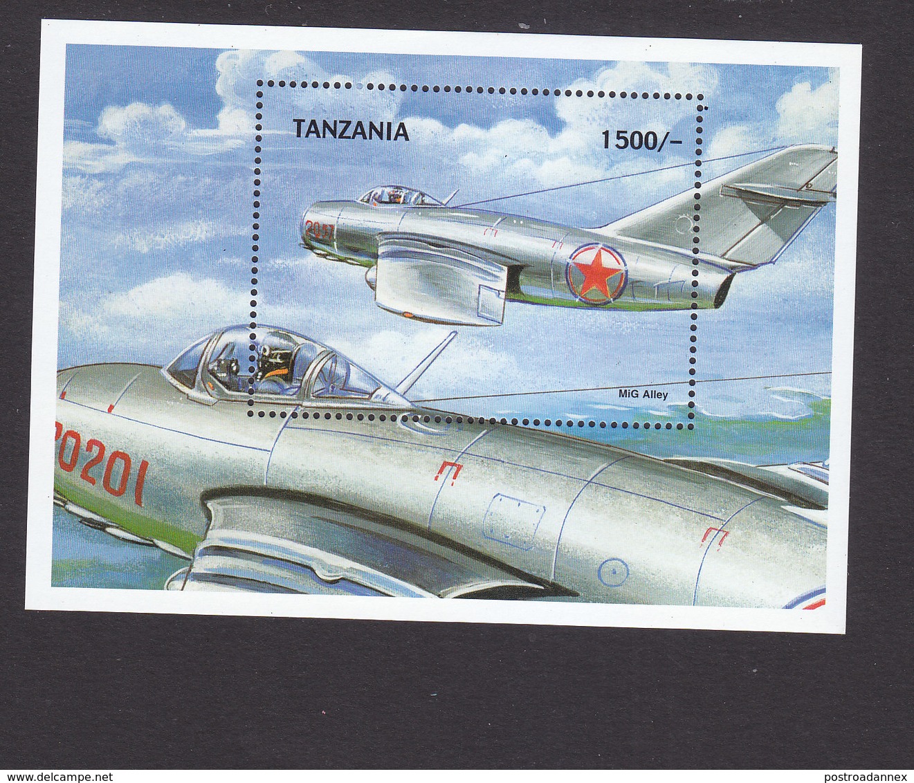 Tanzania, Scott #1866-1867, Mint Never Hinged, Planes, Issued 1999 - Tanzania (1964-...)