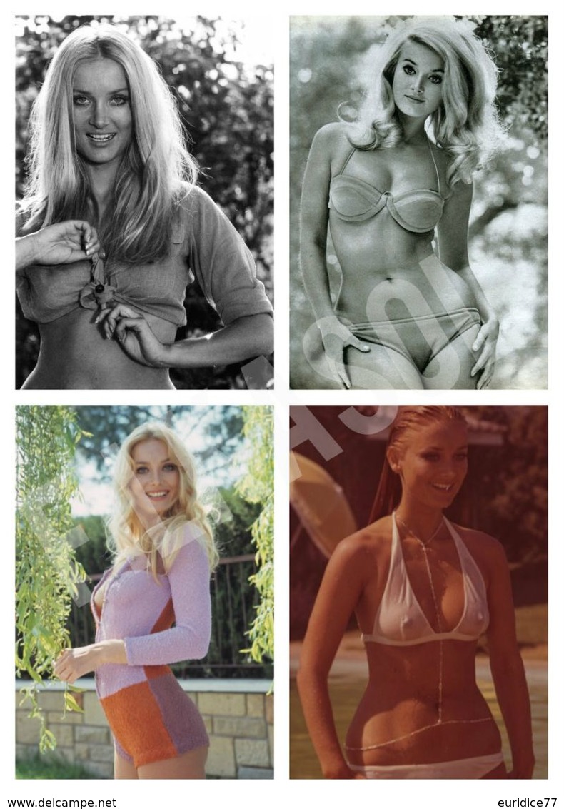 Photo Postcard Barbara Bouchet Pack 4 - Mujeres Famosas