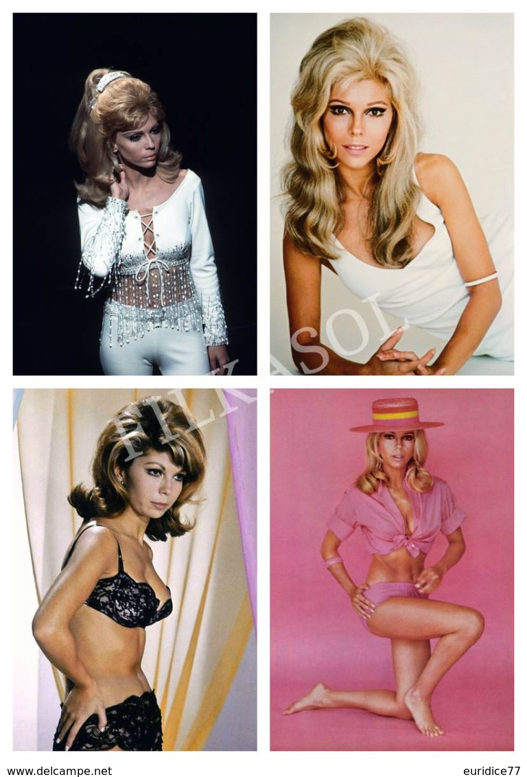 Photo Postcard Nancy Sinatra Pack 4 - Mujeres Famosas