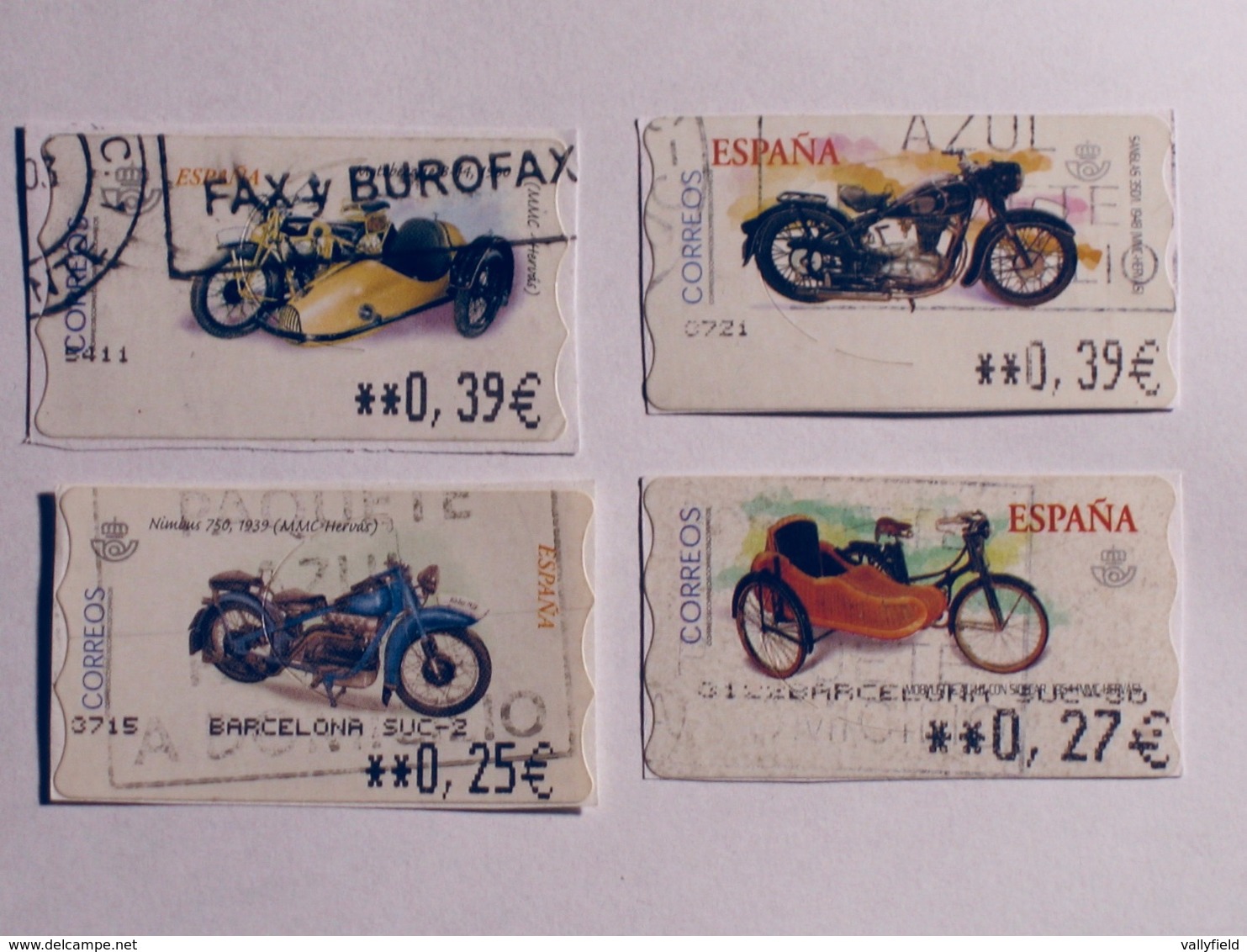 ESPAGNE  200X   Lot # 144  MOTORCYCLE - Oblitérés