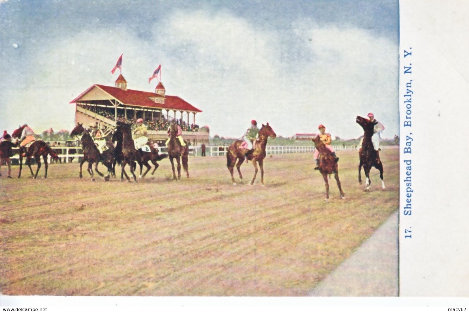SHEEPSHEAD  BAY,  BROOKLYN  N.Y.  HORSE  RACING  TRACK  1909 - Brooklyn