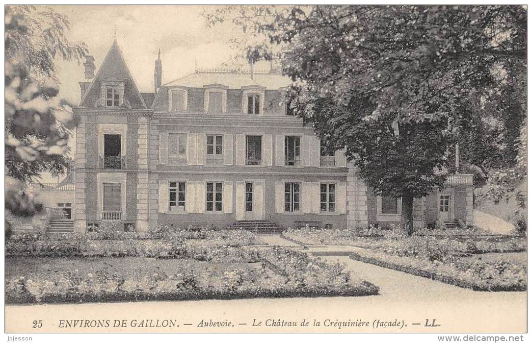 EURE  27   AUBEVOYE  LE CHATEAU DE LA CREQUINIERE (FACADE) - Aubevoye