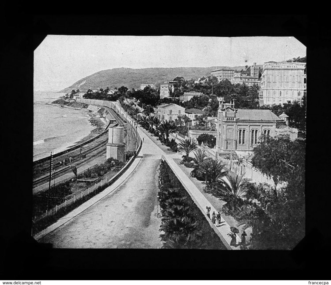 V651 - ALPES MARITIMES - MENTON - Plaque Photo Originale à Ne Pas Manquer - Plaques De Verre