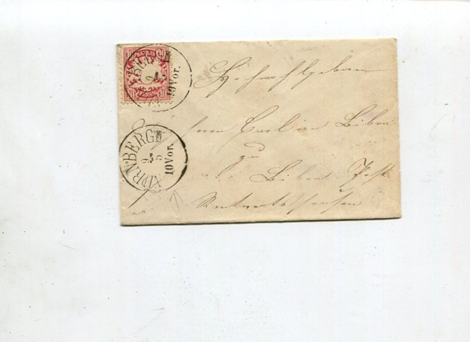 Bayern / 1878 / Schoener Bf. O Nuernberg (02966) - Other & Unclassified