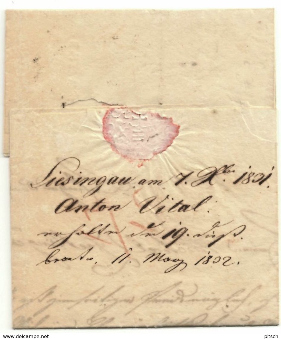 Austria 1831 - KALWANG Aus Liesingau - ...-1850 Prephilately