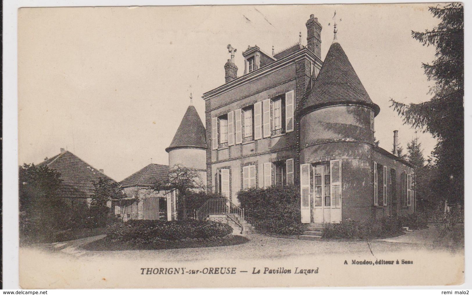 CARTE POSTALE   THORIGNY Sur OREUSE 89  Le Pavillon Lazard - Autres & Non Classés