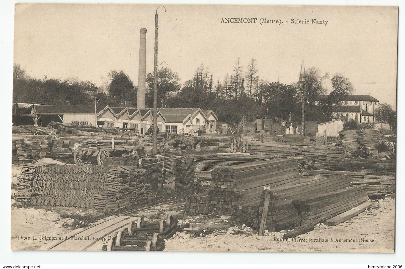 55 Meuse - Ancemont Scierie Nanty - Sonstige & Ohne Zuordnung