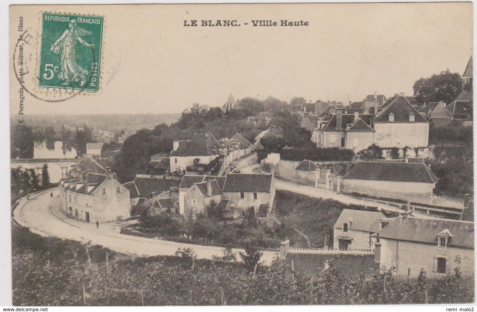 CARTE POSTALE   LE BLANC 36  Ville Haute - Le Blanc