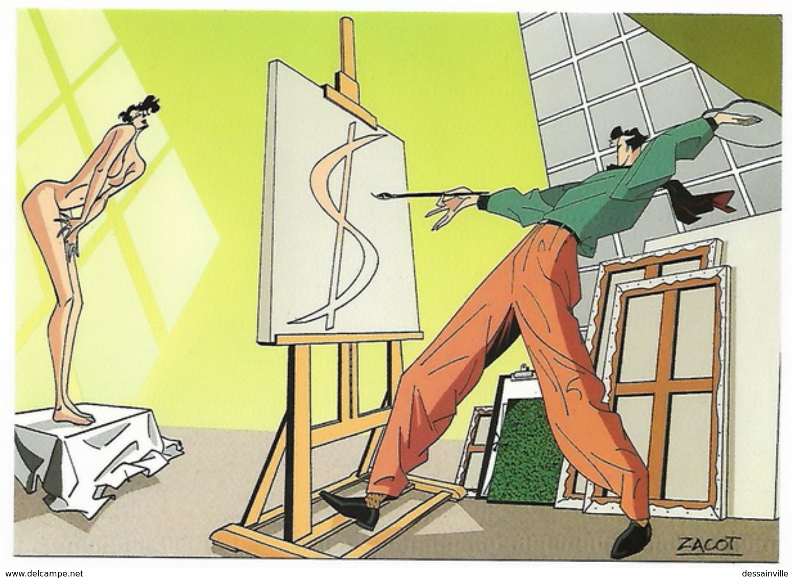 Illustrateur ZACOT - PTT CARTOPHILIE 1994 ARTISTE PEINTRE - Zacot, Fernand