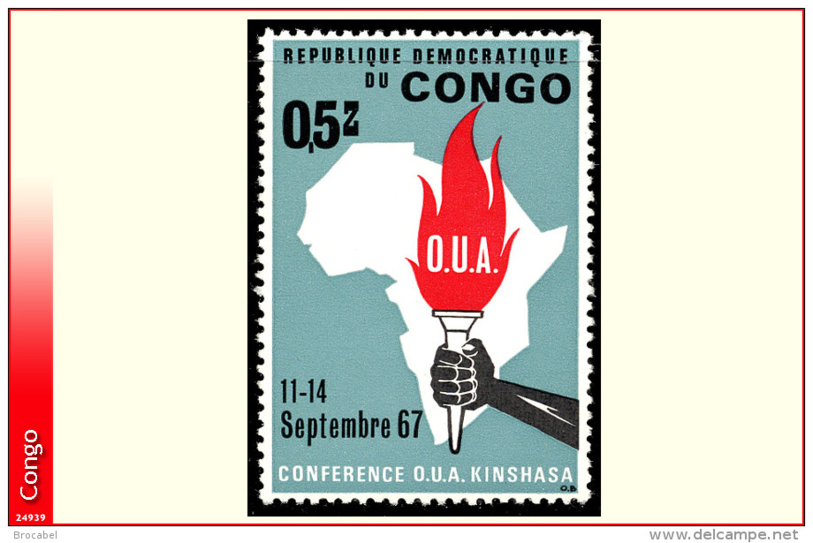 Congo 0651A **  O.U.A  MNH - Mint/hinged