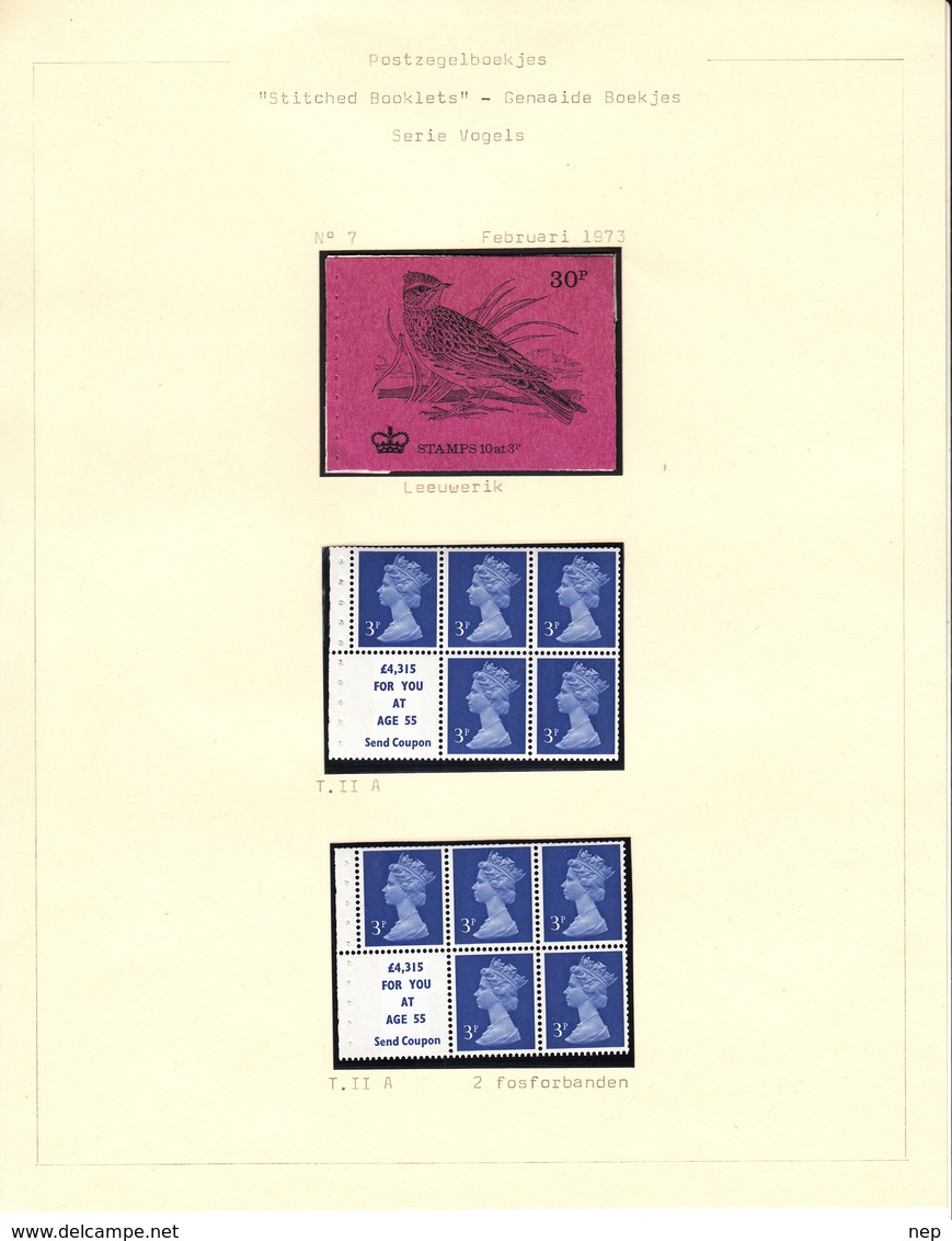 GROOT-BRITTANNIË - Michel - 1971 - Nr  566 C/R Type IIA (H-BLATT 68) - MNH** - Booklets