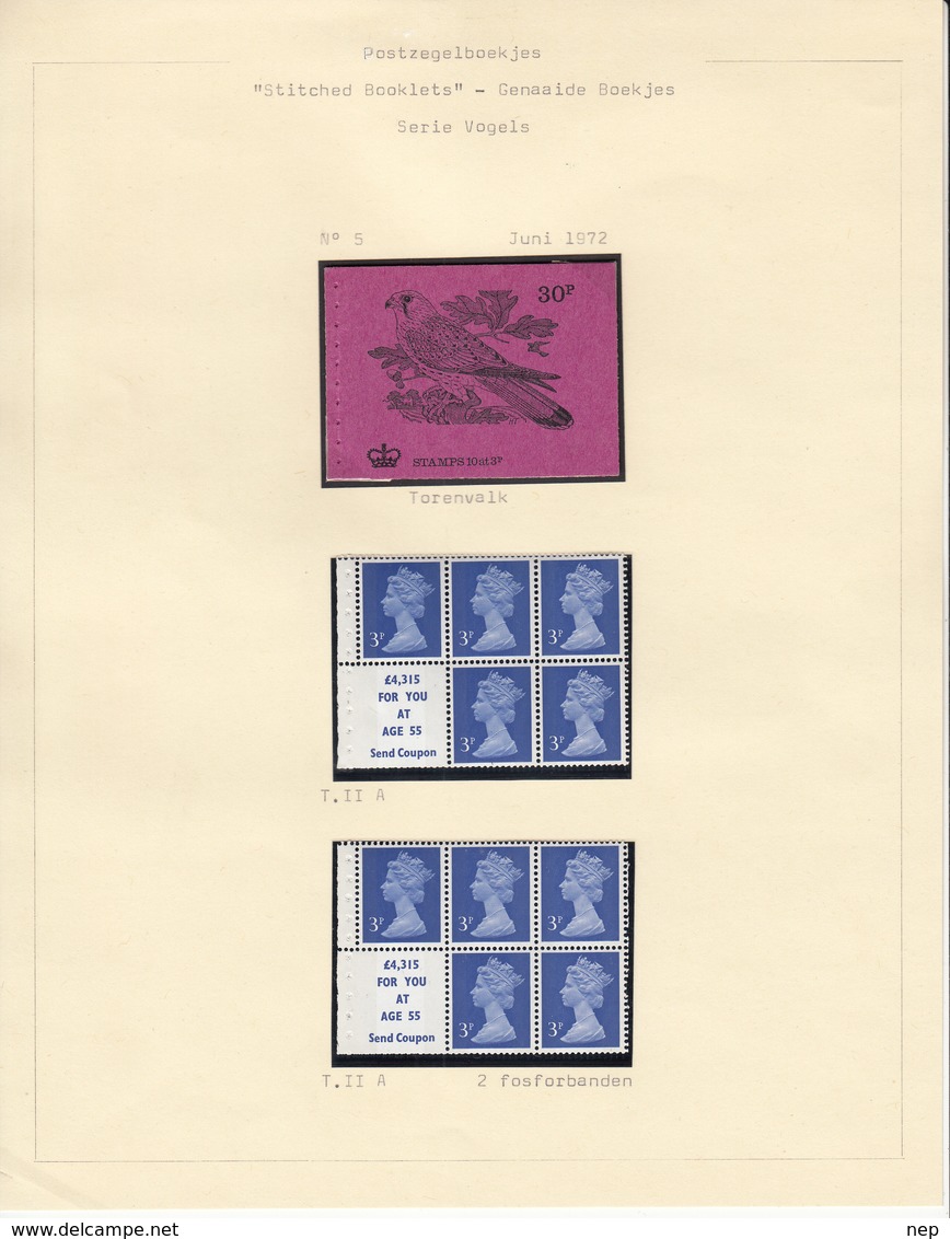 GROOT-BRITTANNIË - Michel - 1971 - Nr  566 C/R Type IIA (H-BLATT 68) - MNH** - Booklets