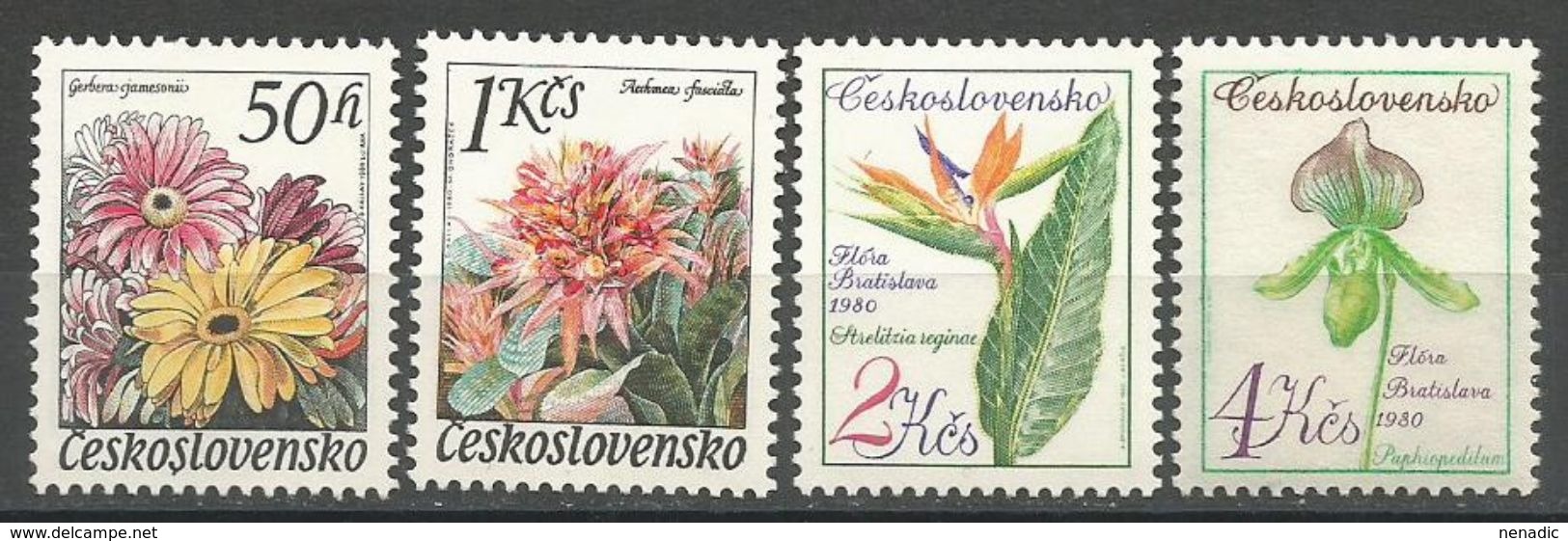 Czechoslovakia,Flora 1980.,MNH - Unused Stamps