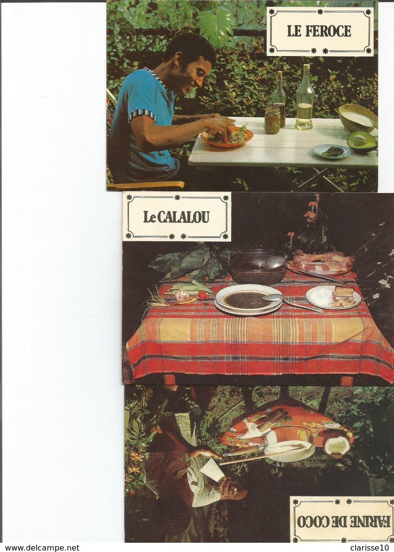 Lot De 15 CPM  Recettes Da La Martinique - 5 - 99 Cartoline