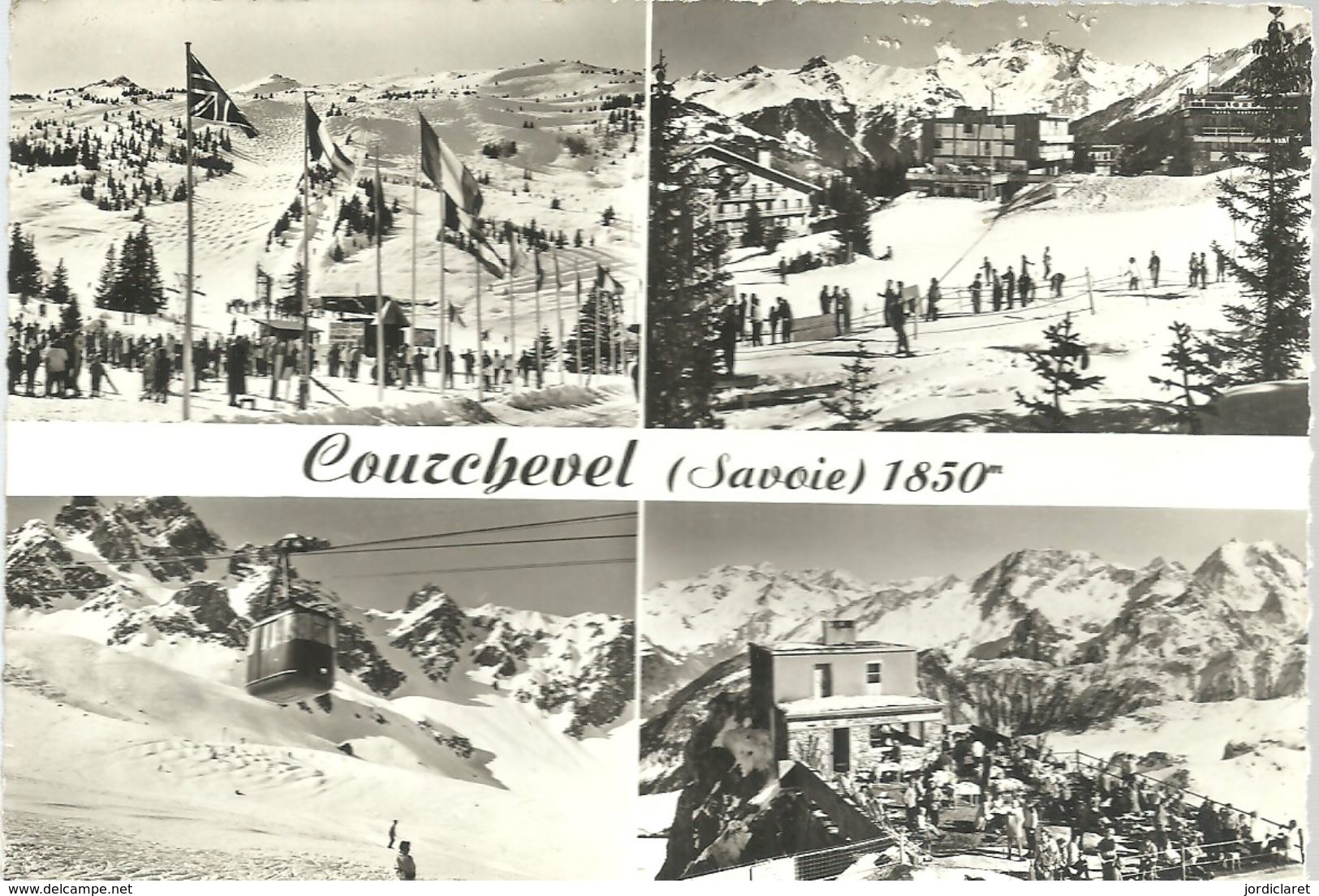 CARD COURCHEVEL 1980 SAVOIA - 1921-1960: Periodo Moderno