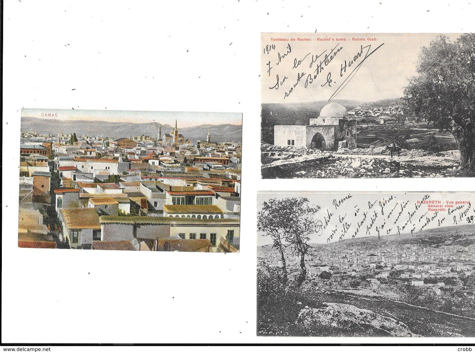 10512 - Lot De 3 CPA ETRANGERES : DAMAS, NAZARETH,JERUSALEM - 5 - 99 Cartes