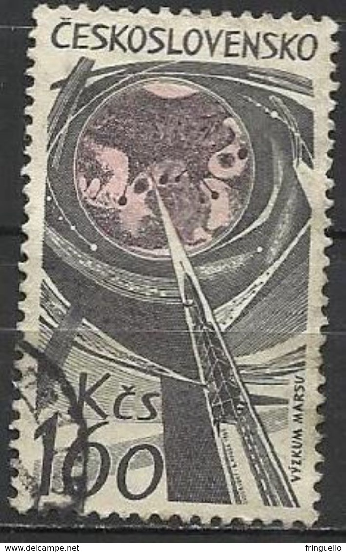 Cecoslovacchia Lotto N.200  Del 1965 Yvert N.1386 Usato Avvenimenti Dell'astronautica - Gebraucht