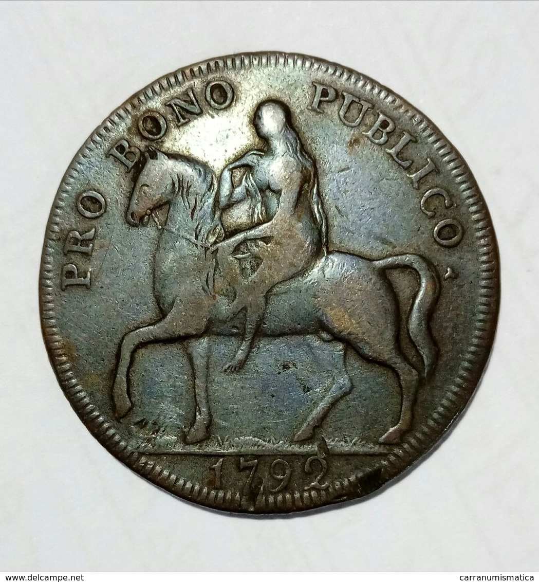 COVENTRY - Half Penny Token ( 1792 ) Lady Godiva - Copper - Monétaires/De Nécessité