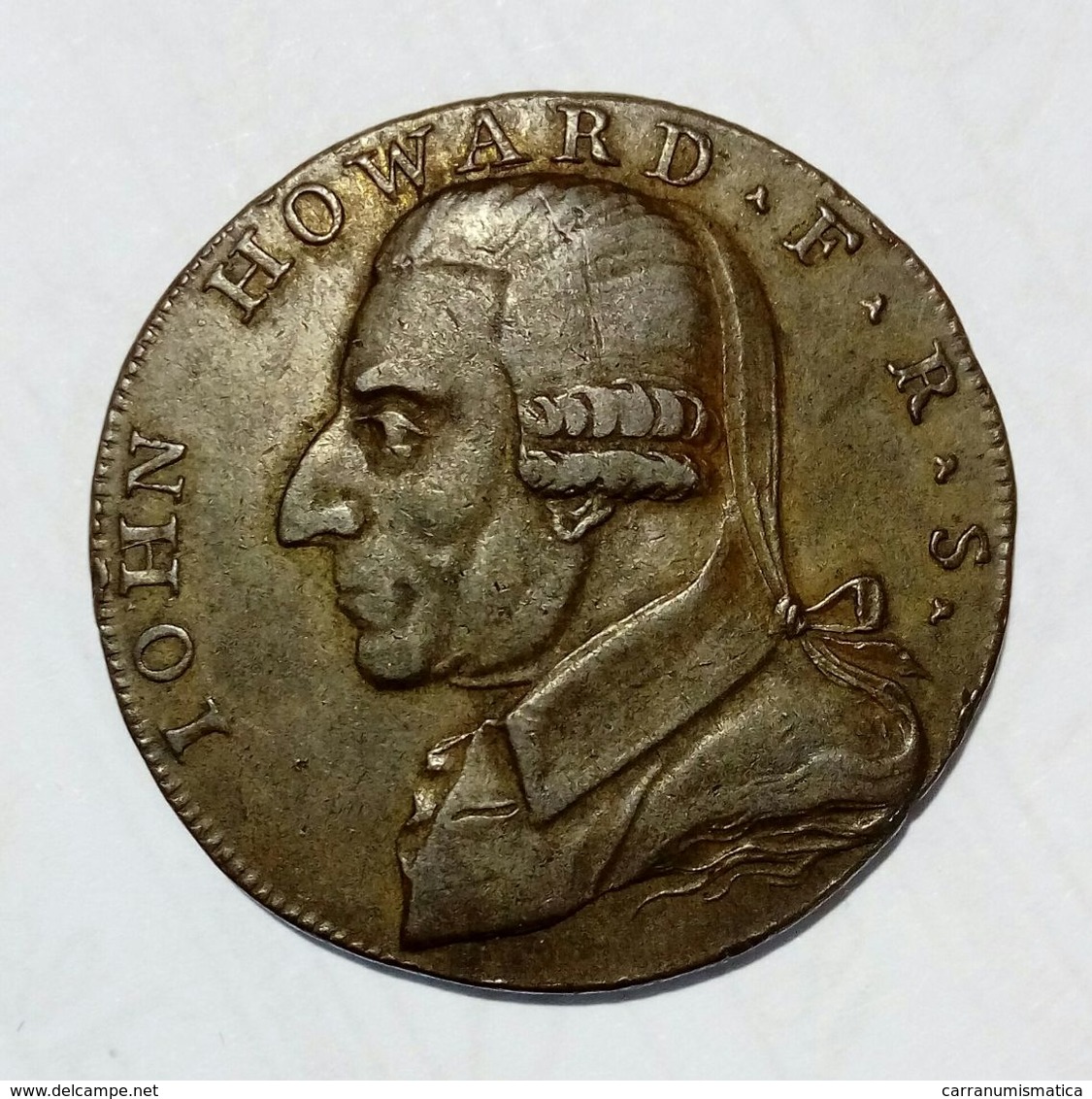 WESTMINSTER - Half Penny Token ( 1792 ) John Howard - Copper - Monetari/ Di Necessità