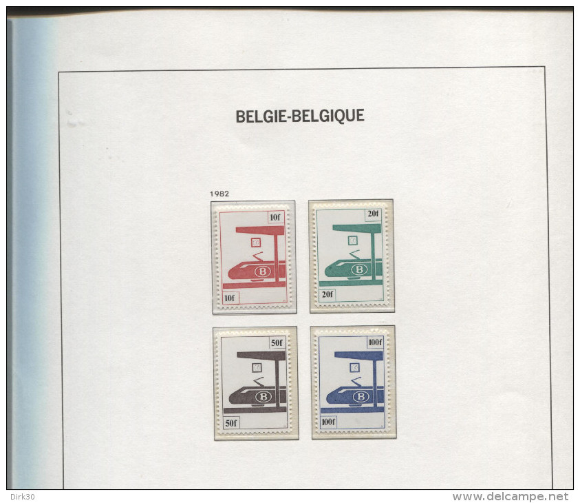 Belgie Spoor Chemin De Fer TR455/58 MNH Sous Faciale Trains SNCB NMBS - Autres & Non Classés