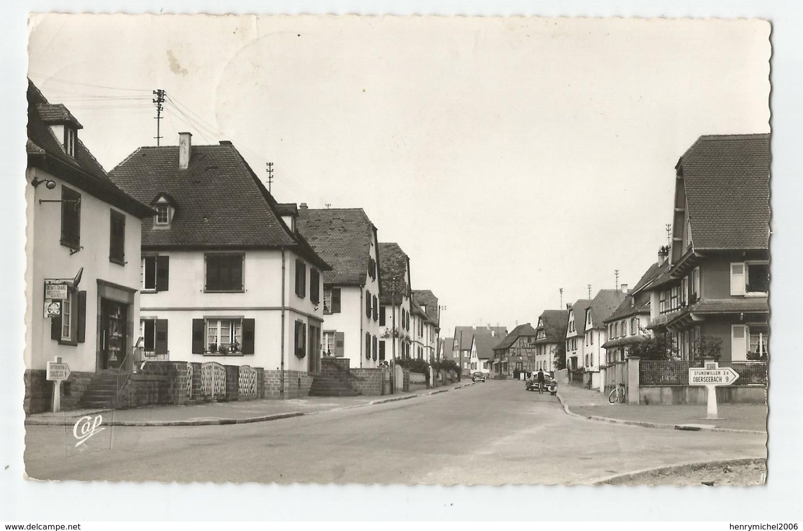 67 Bas Rhin - Hatten Rue Principale 1961 - Sonstige & Ohne Zuordnung