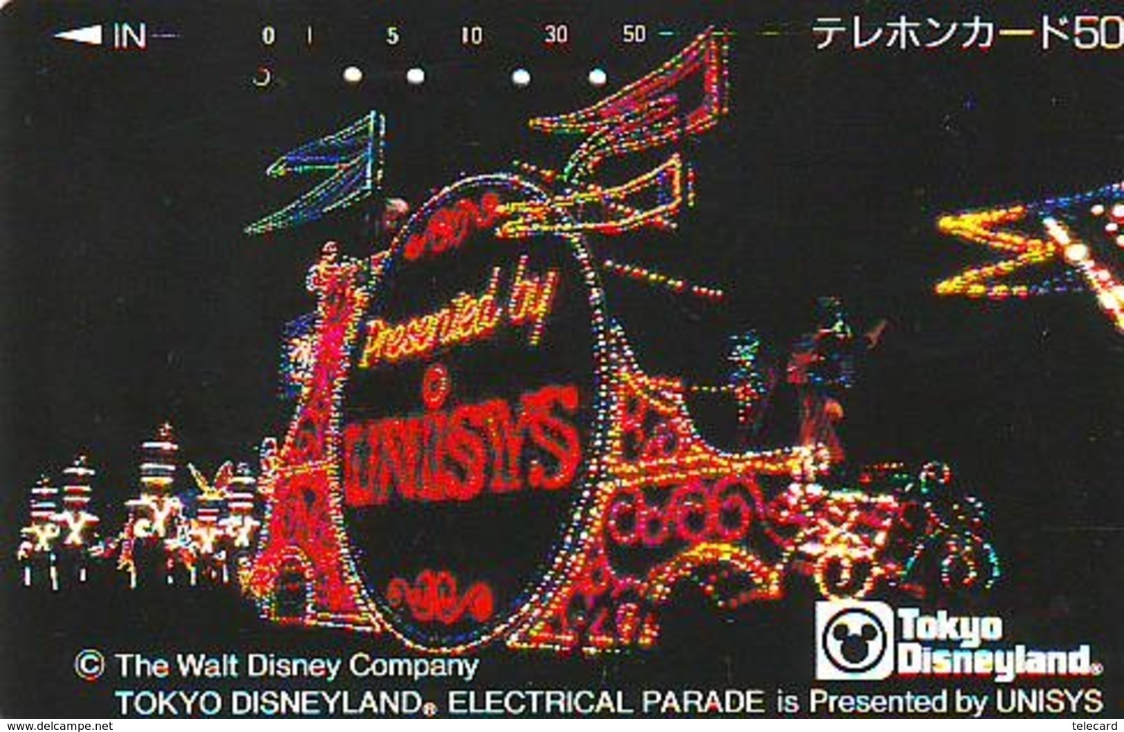 Télécarte Japon - DISNEY Unisys / 110-84094 - Electrical Parade   (6048) Japan Phonecard * Telefonkarte - Disney