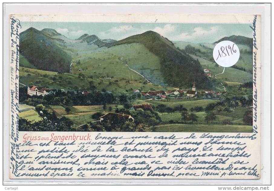 CPA ( Précurseur)   - 18196 - Suisse -Gruss Aus Langenbruck - Langenbruck