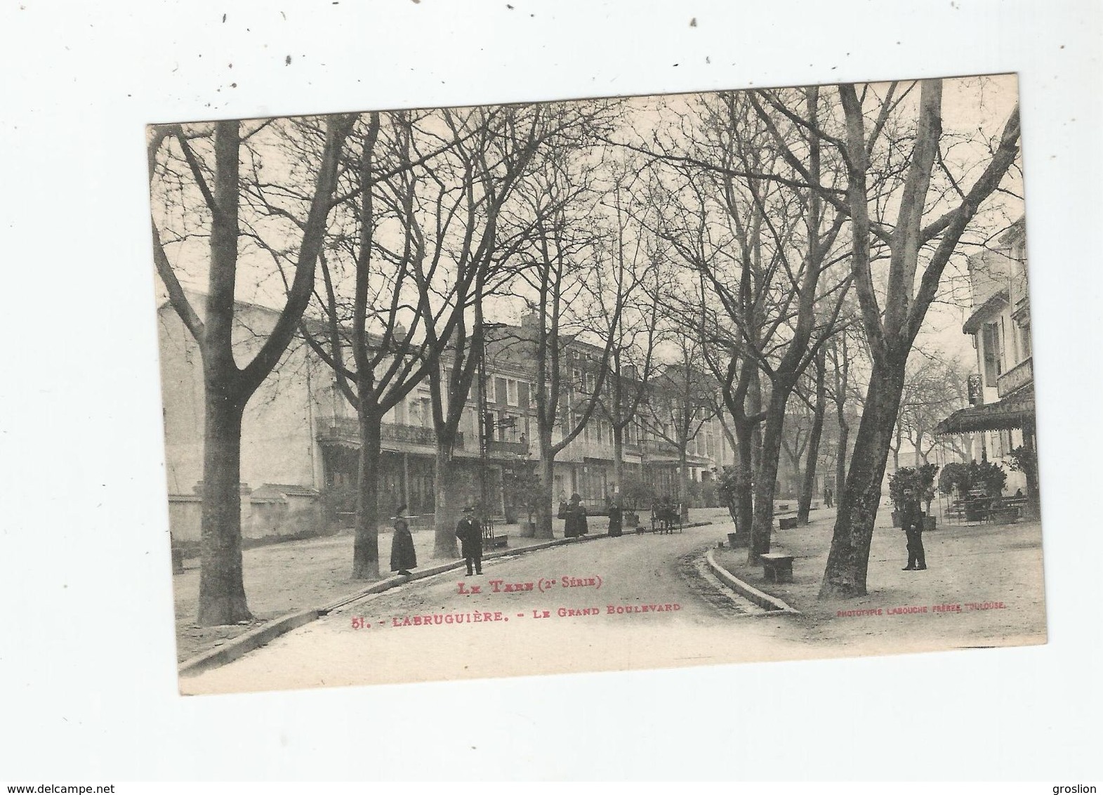 LABRUGUIERE 51 LE TARN LE GRAND BOULEVARD (CAFE ET PETITE ANIMATION) - Labruguière