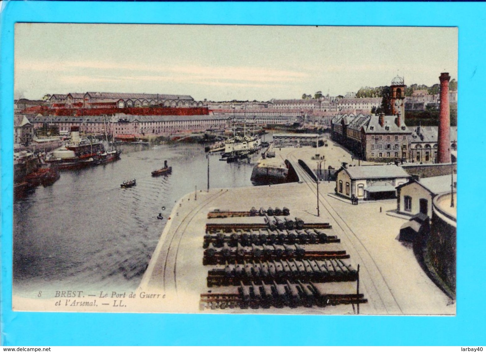 Cpa Carte Postale Ancienne   - Brest Le Port De Guerre - Brest