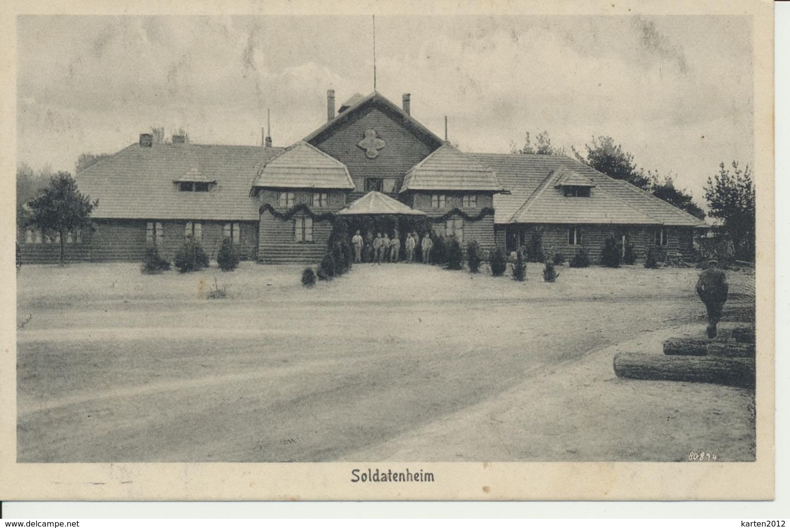 AK Soldatenheim (im Osten) - Guerre 1914-18