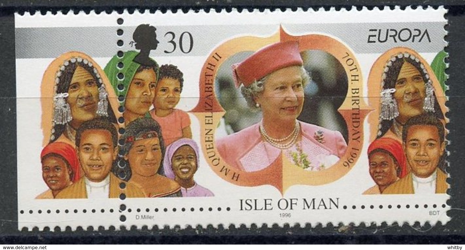 Isle Of Man 1996 30p Women Of Achievement Issue  #680  MNH With Tab - Isle Of Man