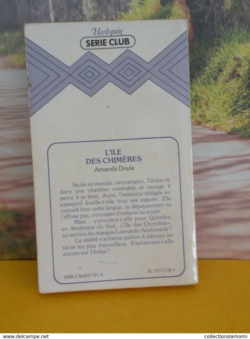 Livre Romantique > L'Ile Des Chimères < Amanda Doyle > 1981 < Collection Harlequin (157 Pages) - Romantique