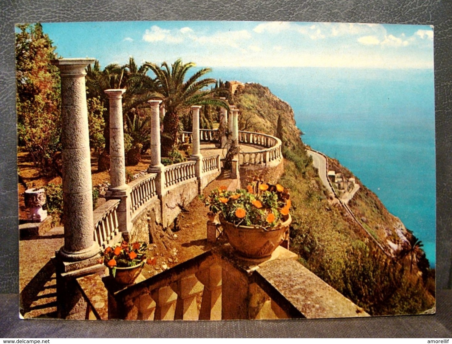 (FG.R91) TAORMINA - PANORAMA DALLA VILLA MARZOTTO Già Duca Di Bronte (MESSINA) VIAGGIATA 1962 - Messina