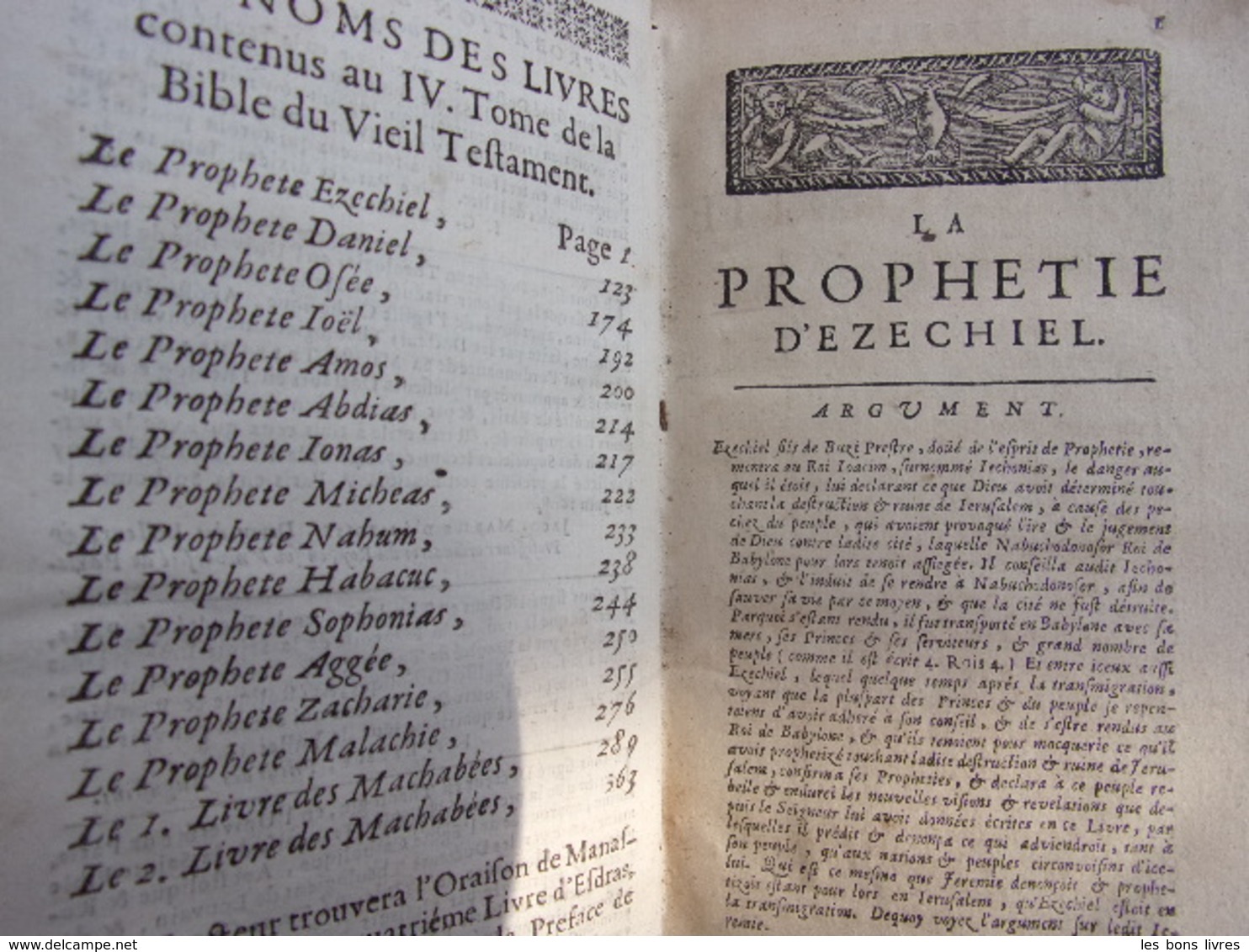LA SAINTE BIBLE Contenant Le Vieil Et Nouveau Testament. MDCXCI - Bis 1700