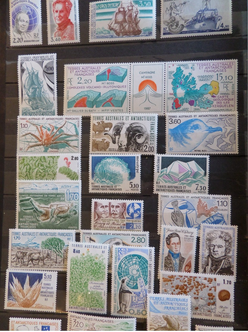 TAAF Belle Collection Neufs ** MNH Poste Et Poste Aérienne 1977/2000. TB. A Saisir ! - Collections, Lots & Séries