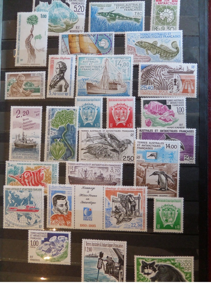 TAAF Belle Collection Neufs ** MNH Poste Et Poste Aérienne 1977/2000. TB. A Saisir ! - Collections, Lots & Séries