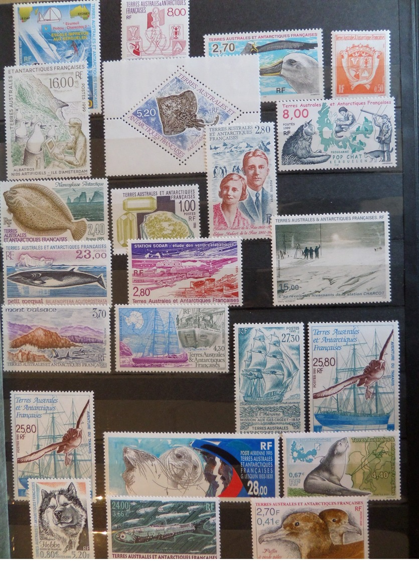 TAAF belle collection neufs ** MNH poste et poste aérienne 1977/2000. TB. A saisir !